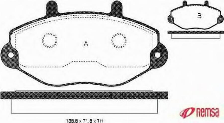 Metzger 039200 - Bremžu uzliku kompl., Disku bremzes www.autospares.lv