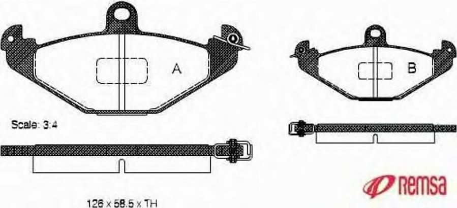 Metzger 034510 - Bremžu uzliku kompl., Disku bremzes www.autospares.lv