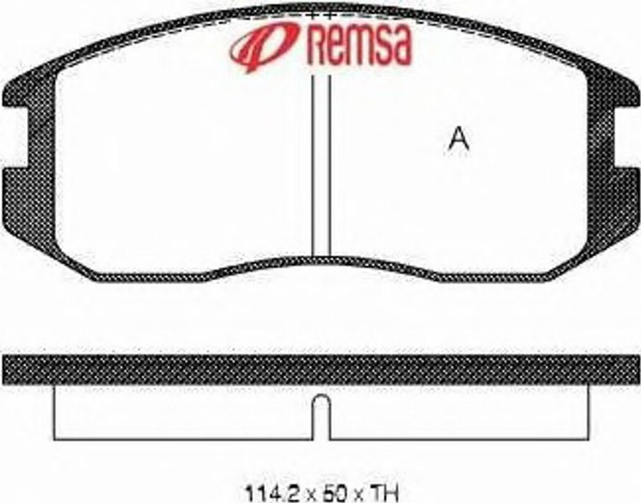 Metzger 035700 - Brake Pad Set, disc brake www.autospares.lv