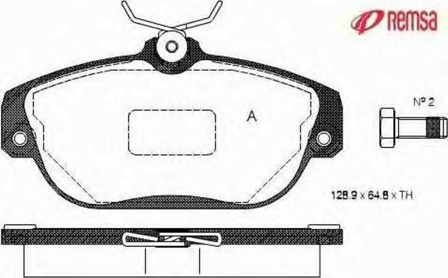 Metzger 036810 - Bremžu uzliku kompl., Disku bremzes www.autospares.lv