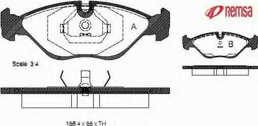 Metzger 031900 - Bremžu uzliku kompl., Disku bremzes www.autospares.lv