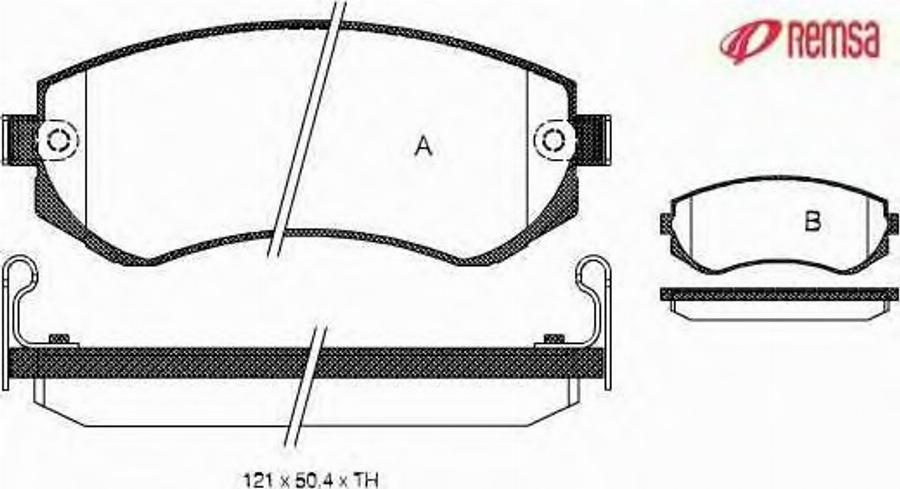 Metzger 0317.12 - Bremžu uzliku kompl., Disku bremzes www.autospares.lv