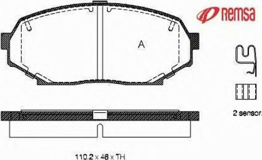 Metzger 033812 - Bremžu uzliku kompl., Disku bremzes www.autospares.lv