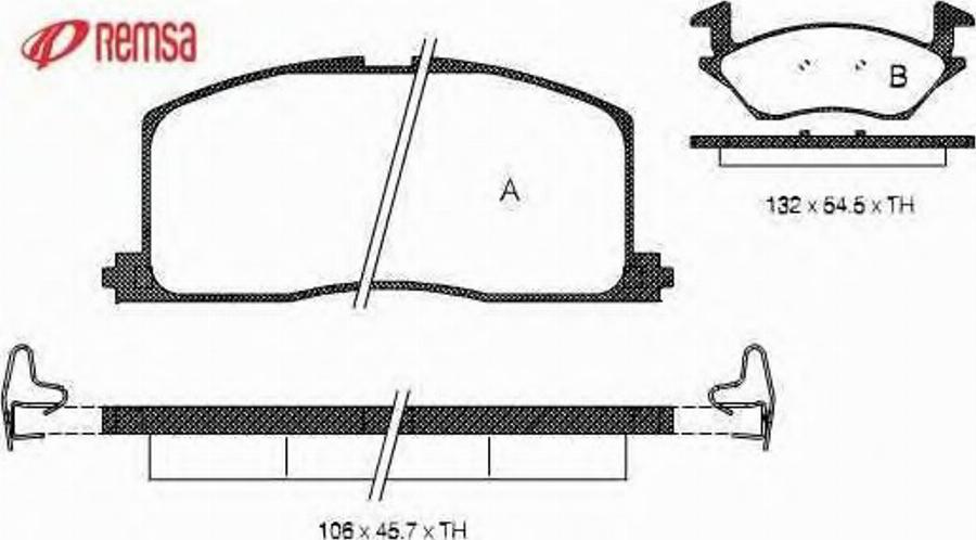 Metzger 033202 - Bremžu uzliku kompl., Disku bremzes www.autospares.lv