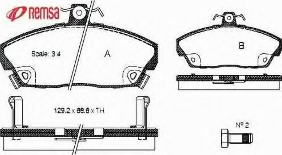 Metzger 033702 - Bremžu uzliku kompl., Disku bremzes www.autospares.lv