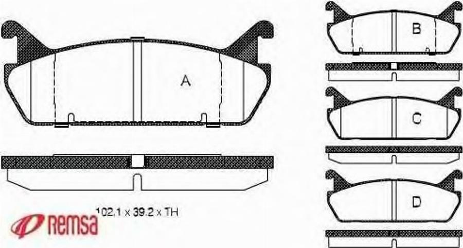 Metzger 032900 - Bremžu uzliku kompl., Disku bremzes autospares.lv