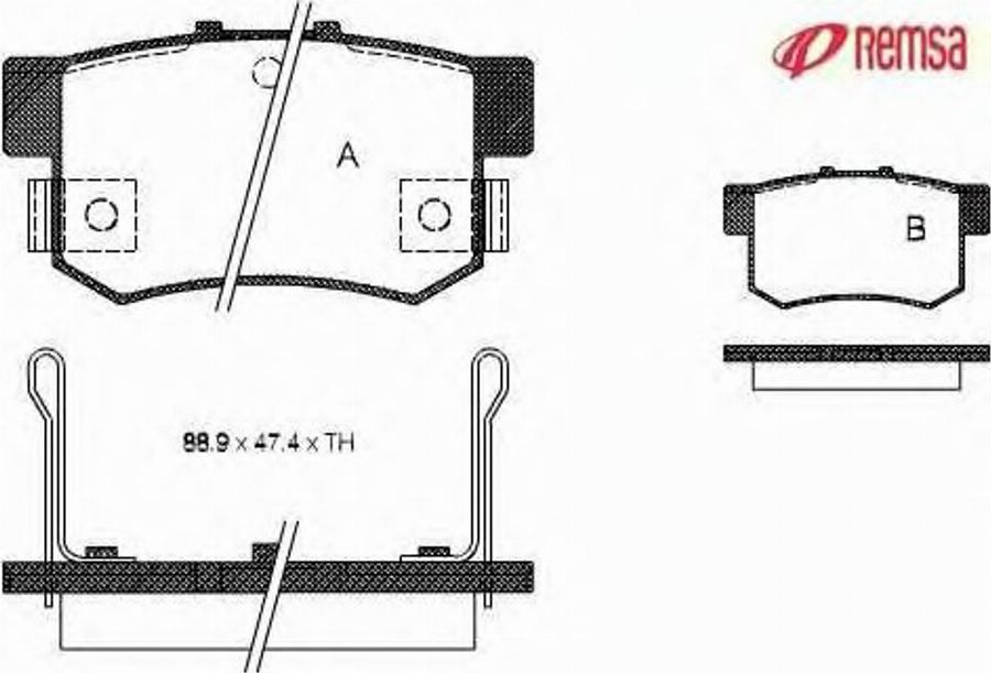 Metzger 032502 - Тормозные колодки, дисковые, комплект www.autospares.lv