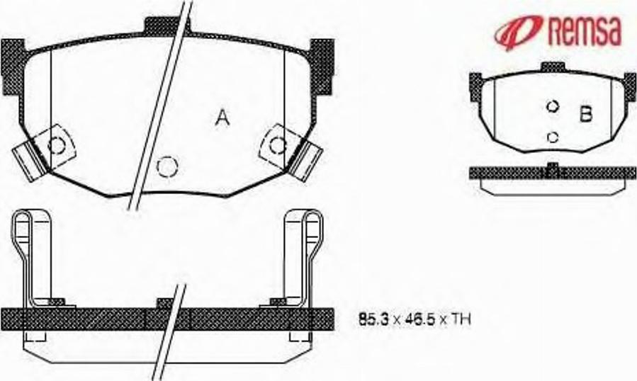 Metzger 029412 - Тормозные колодки, дисковые, комплект www.autospares.lv