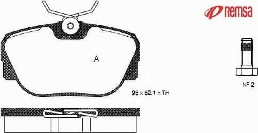 Metzger 029600 - Bremžu uzliku kompl., Disku bremzes www.autospares.lv