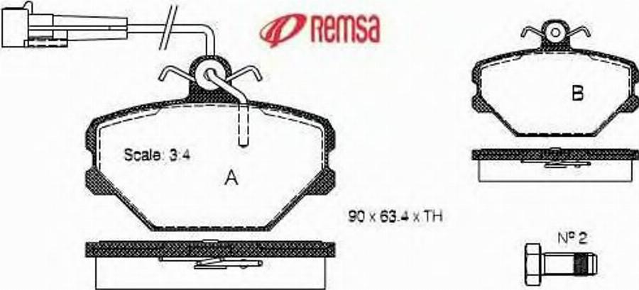 Metzger 026402 - Brake Pad Set, disc brake www.autospares.lv