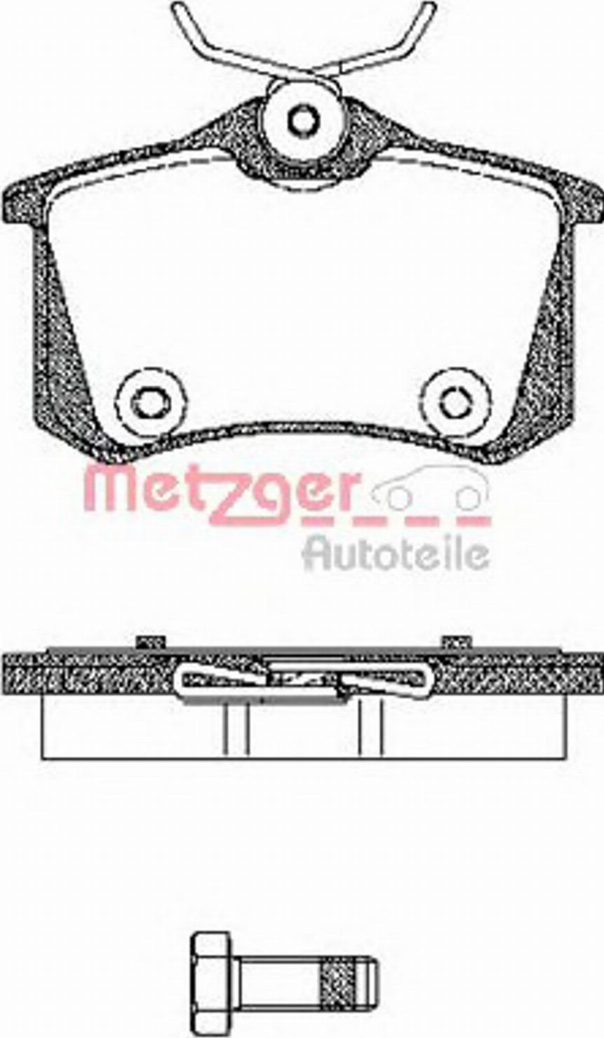 Metzger 0263.14 - Bremžu uzliku kompl., Disku bremzes www.autospares.lv