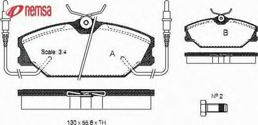 Metzger 020802 - Brake Pad Set, disc brake www.autospares.lv