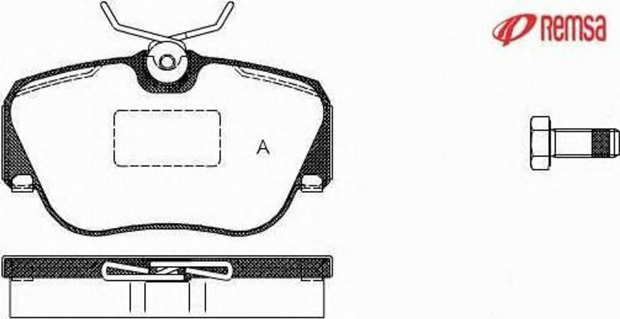 Metzger 028400 - Bremžu uzliku kompl., Disku bremzes www.autospares.lv