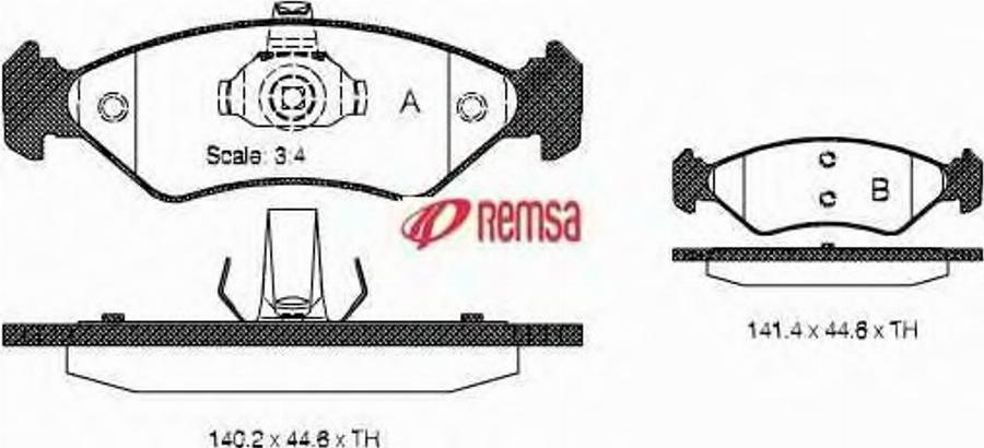 Metzger 028530 - Тормозные колодки, дисковые, комплект www.autospares.lv