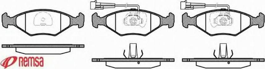 Metzger 028132 - Bremžu uzliku kompl., Disku bremzes autospares.lv