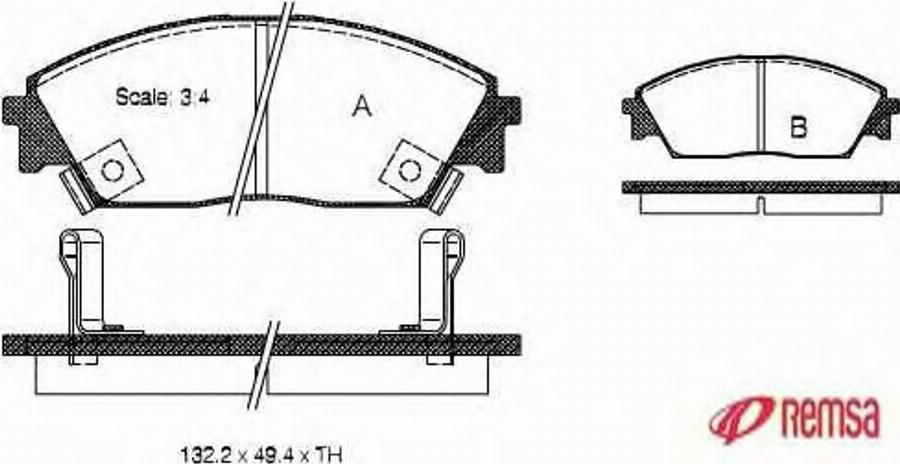 Metzger 022902 - Bremžu uzliku kompl., Disku bremzes autospares.lv