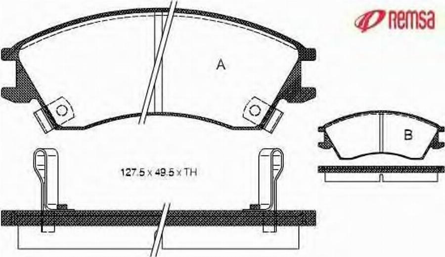 Metzger 022402 - Bremžu uzliku kompl., Disku bremzes autospares.lv