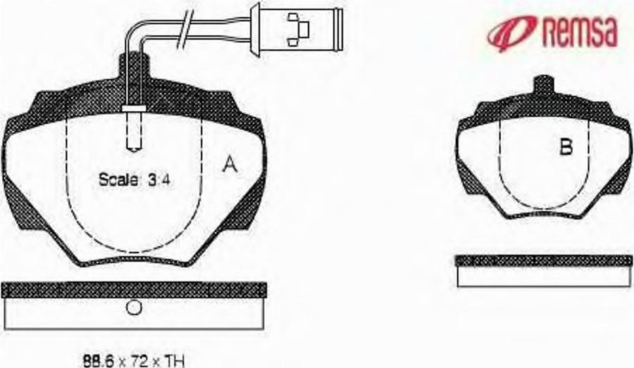 Metzger 0222.01 - Тормозные колодки, дисковые, комплект www.autospares.lv