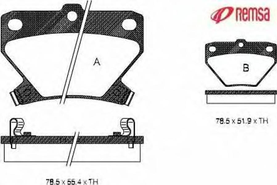 Metzger 0741.02 - Bremžu uzliku kompl., Disku bremzes www.autospares.lv