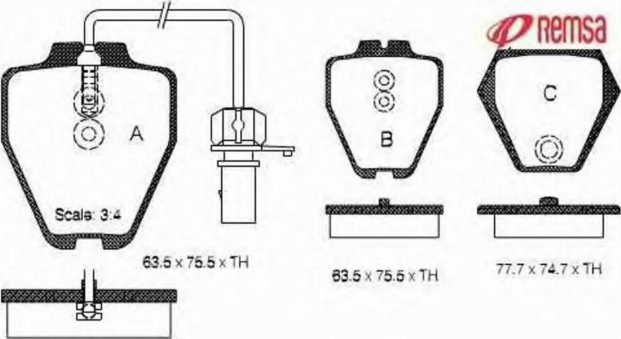 Metzger 0752.02 - Bremžu uzliku kompl., Disku bremzes autospares.lv