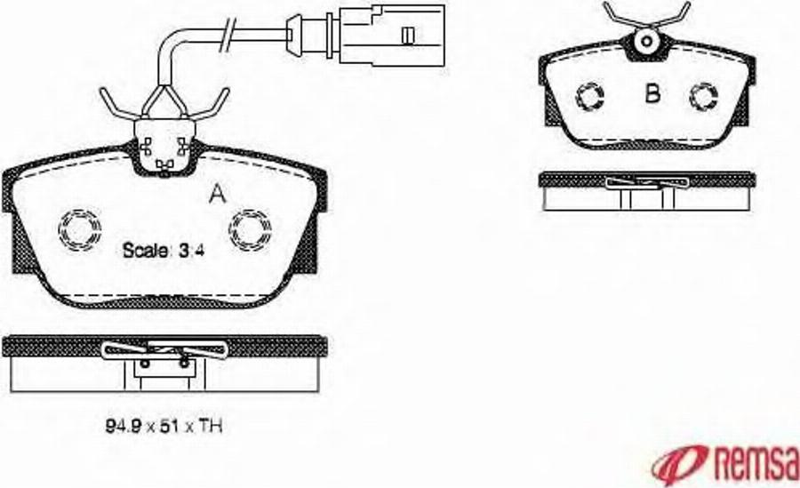 Metzger 0767.01 - Brake Pad Set, disc brake www.autospares.lv