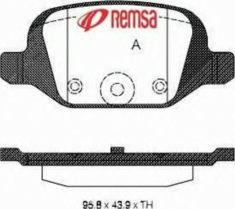 Metzger 072700 - Тормозные колодки, дисковые, комплект www.autospares.lv