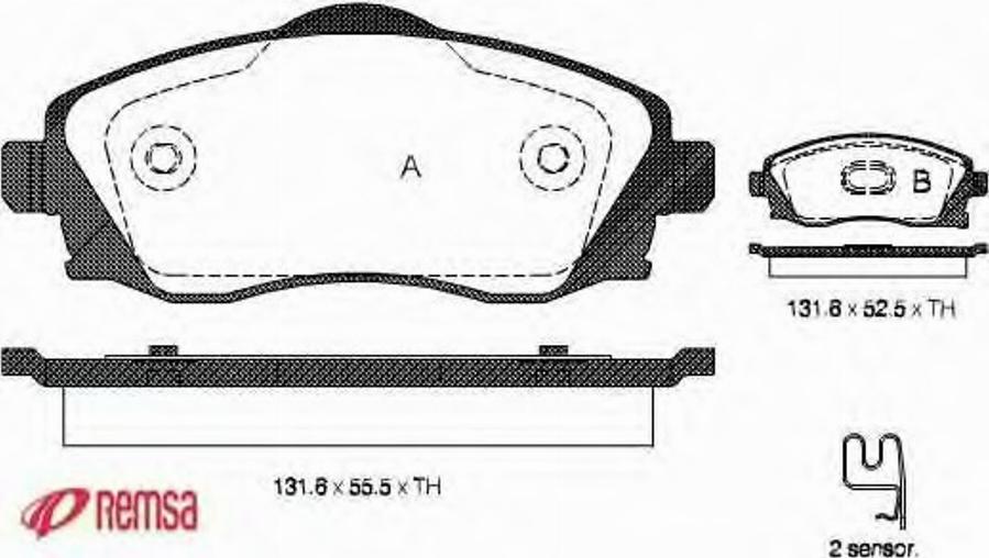 Metzger 077402 - Brake Pad Set, disc brake www.autospares.lv