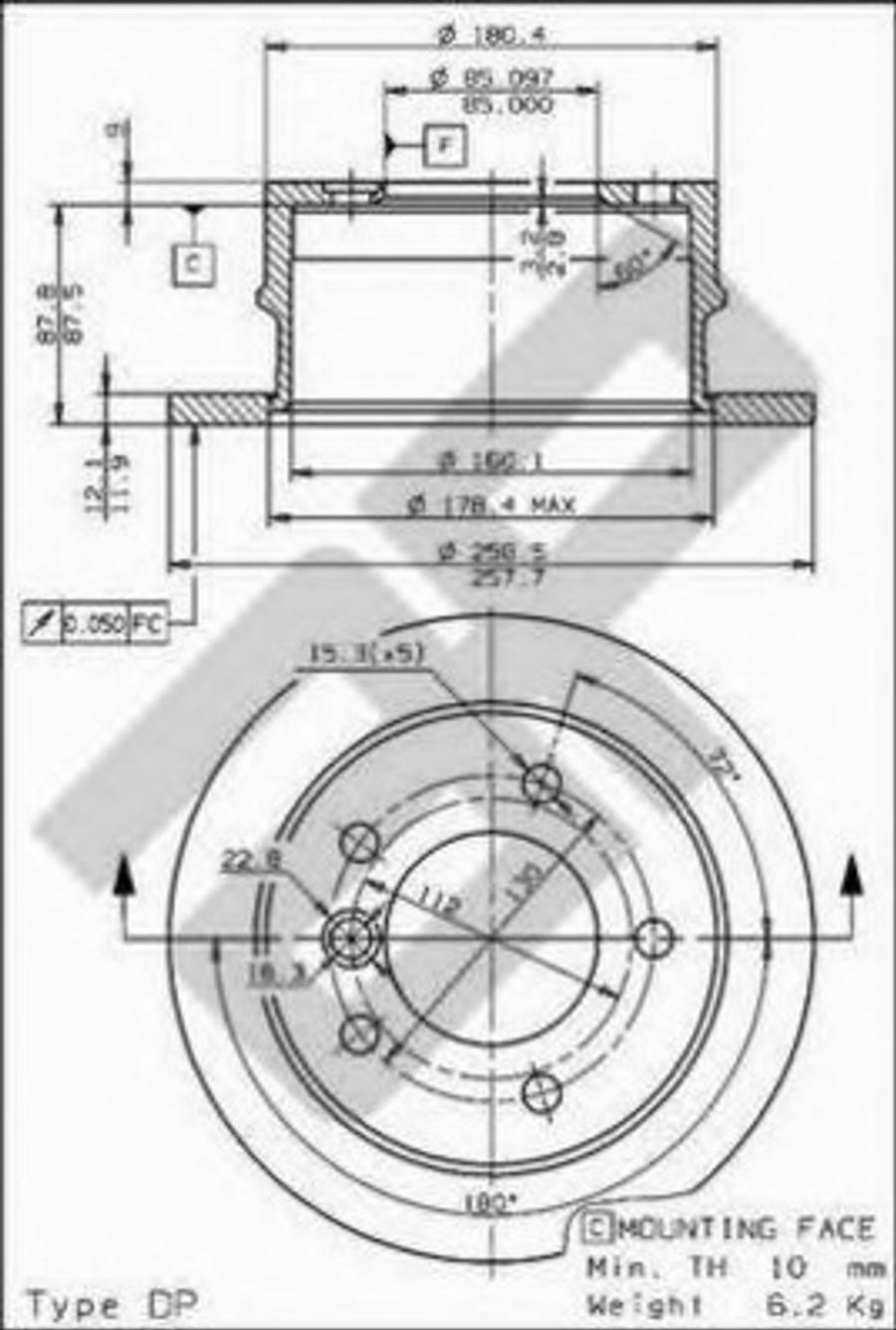 Metzger 14811 - Bremžu diski www.autospares.lv