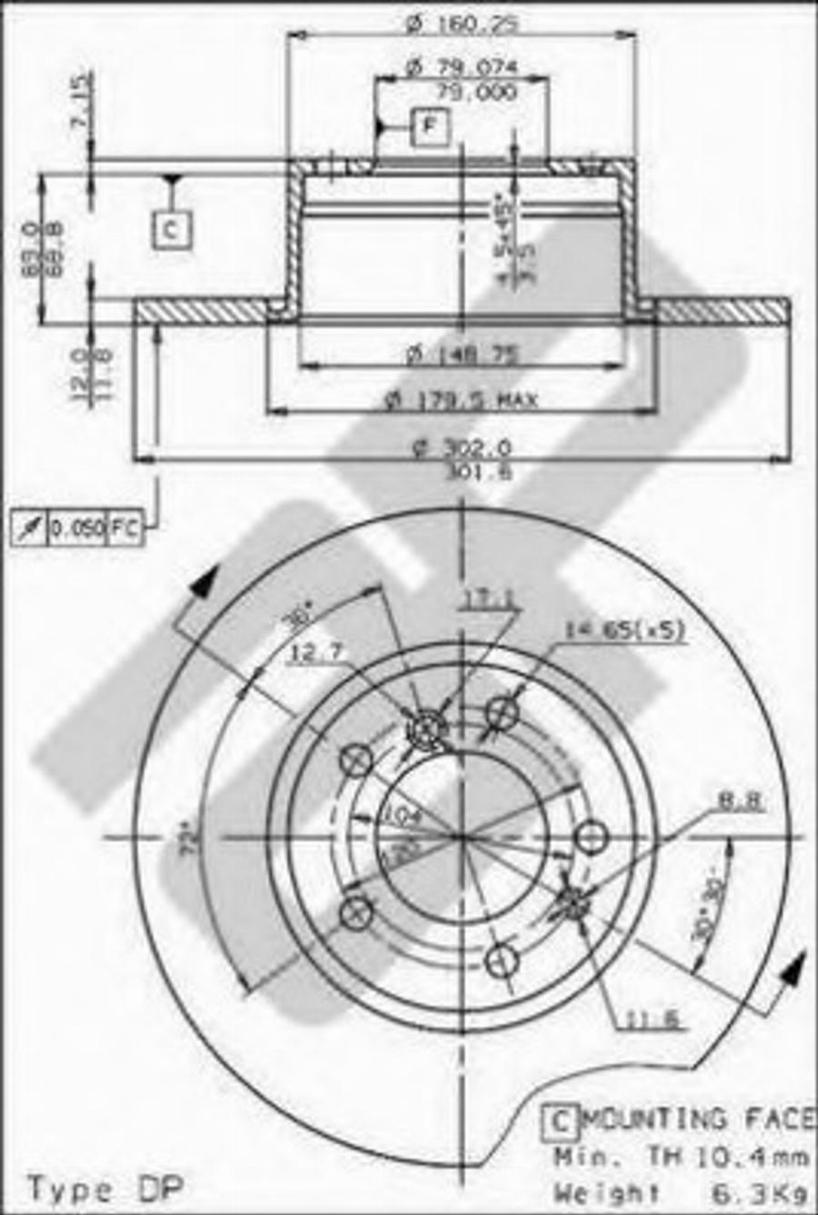 Metzger 14221 - Bremžu diski www.autospares.lv