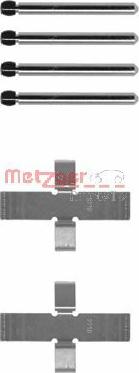 Metzger 109-0902 - Piederumu komplekts, Disku bremžu uzlikas www.autospares.lv