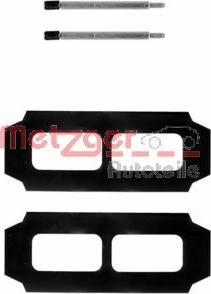 Metzger 109-0987 - Piederumu komplekts, Disku bremžu uzlikas www.autospares.lv