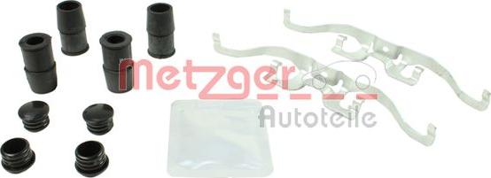 Metzger 109-0044 - Piederumu komplekts, Disku bremžu uzlikas www.autospares.lv