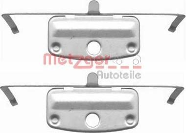 Metzger 109-1644 - Piederumu komplekts, Disku bremžu uzlikas www.autospares.lv