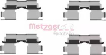 Metzger 109-1662 - Piederumu komplekts, Disku bremžu uzlikas www.autospares.lv