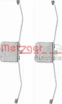 Metzger 109-1639 - Комплектующие для колодок дискового тормоза www.autospares.lv