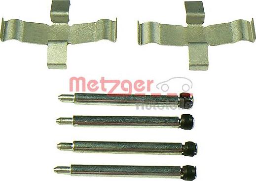 Metzger 109-1040 - Piederumu komplekts, Disku bremžu uzlikas www.autospares.lv