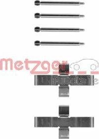 Metzger 109-1004 - Piederumu komplekts, Disku bremžu uzlikas www.autospares.lv