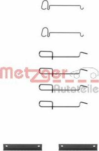 Metzger 109-1070 - Piederumu komplekts, Disku bremžu uzlikas www.autospares.lv