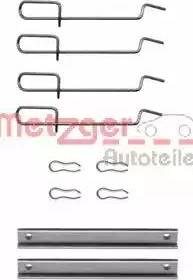 Metzger 109-1151 - Piederumu komplekts, Disku bremžu uzlikas www.autospares.lv