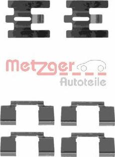 Metzger 109-1160 - Piederumu komplekts, Disku bremžu uzlikas www.autospares.lv