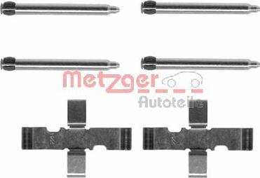 Metzger 109-1101 - Piederumu komplekts, Disku bremžu uzlikas www.autospares.lv