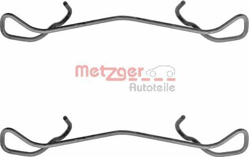 Metzger 109-1189 - Комплектующие для колодок дискового тормоза www.autospares.lv