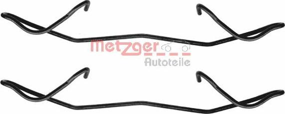 Metzger 109-1180 - Piederumu komplekts, Disku bremžu uzlikas autospares.lv