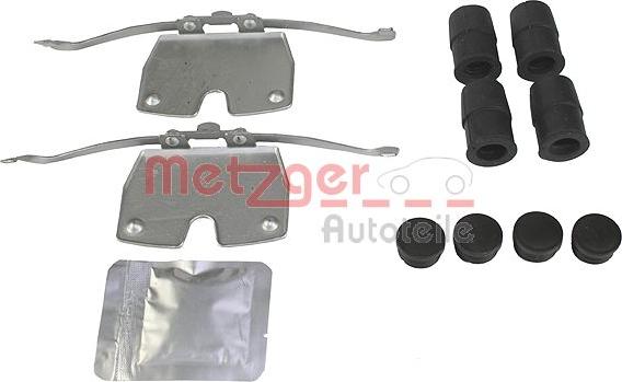 Metzger 109-1851 - Piederumu komplekts, Disku bremžu uzlikas www.autospares.lv