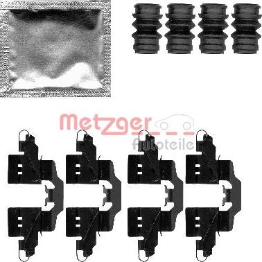 Metzger 109-1808 - Accessory Kit for disc brake Pads www.autospares.lv