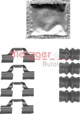 Metzger 109-1827 - Accessory Kit for disc brake Pads www.autospares.lv