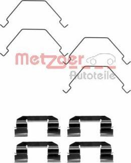 Metzger 109-1292 - Accessory Kit for disc brake Pads www.autospares.lv