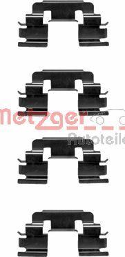 Metzger 109-1249 - Piederumu komplekts, Disku bremžu uzlikas www.autospares.lv