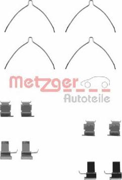 Metzger 109-1261 - Accessory Kit for disc brake Pads www.autospares.lv