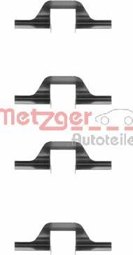 Metzger 109-1263 - Комплектующие для колодок дискового тормоза www.autospares.lv